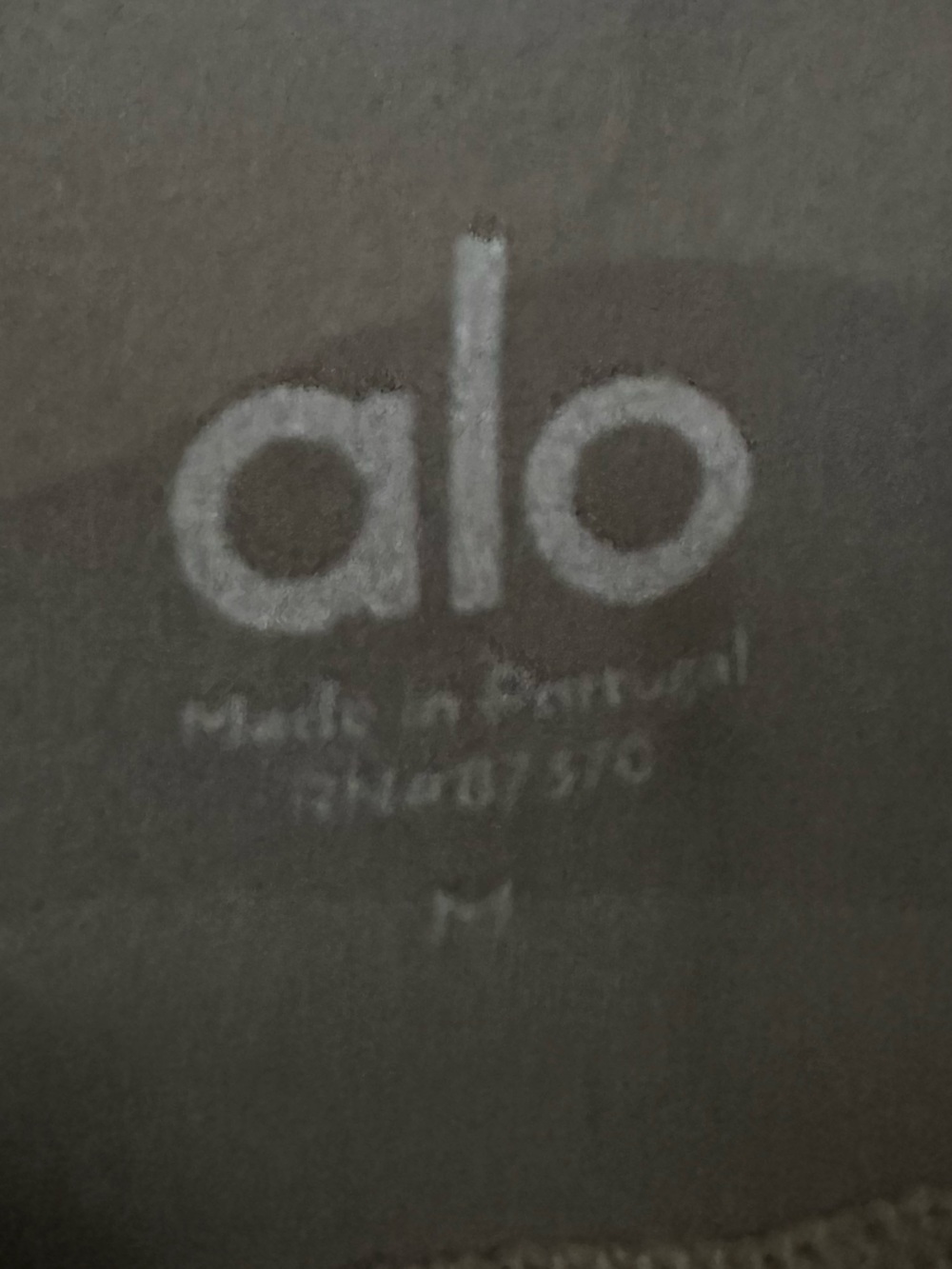 ALO Yoga Women’s Black and Gray Camo Joggers - Picture 2 of 5